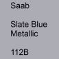 Preview: Saab, Slate Blue Metallic, 112B.